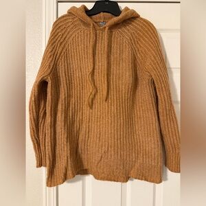 Aerie Cozy Tan Cowl Neck Sweater